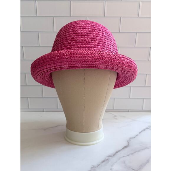 Lot of 5 Vintage Straw Hats, Ann Taylor, Liz Claiborne, Raffia  Straw Hat Bundle